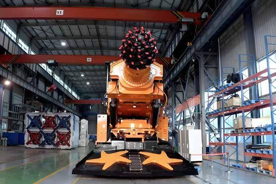 Tuneladora en taller